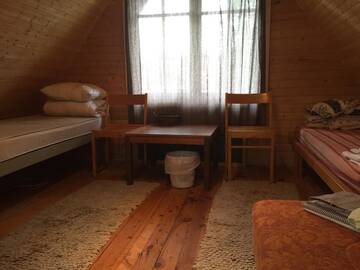 Фото номера Четырехместный номер – 2 этаж (Nõiamaja) Дома для отпуска Pauka Holiday House г. Poama 3